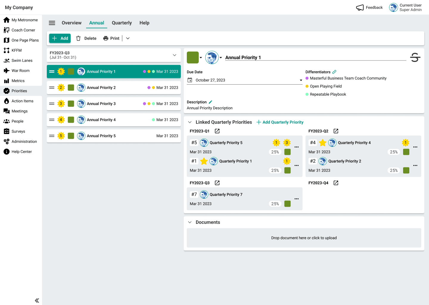 Metronomics Application Redesign image 3