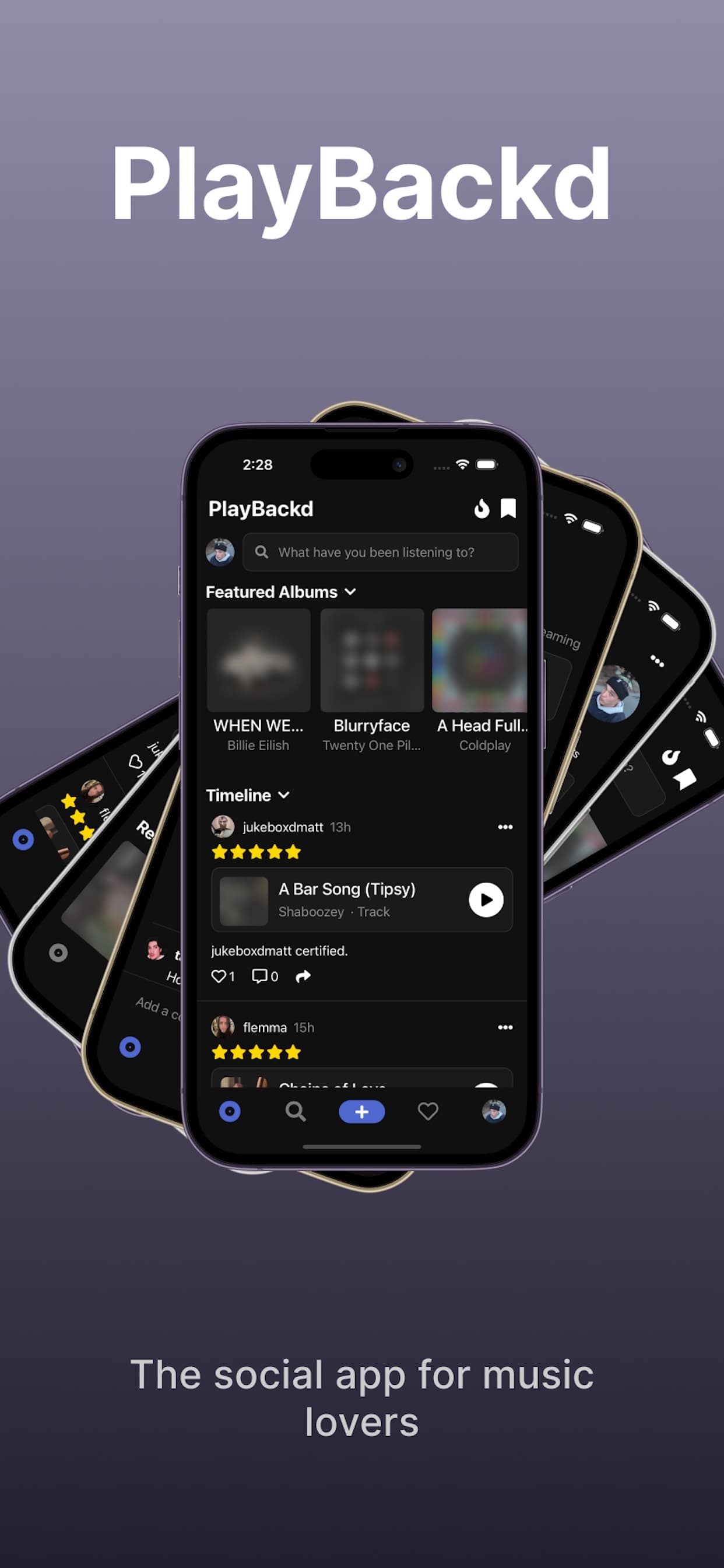Playbackd Music Rating App image 1
