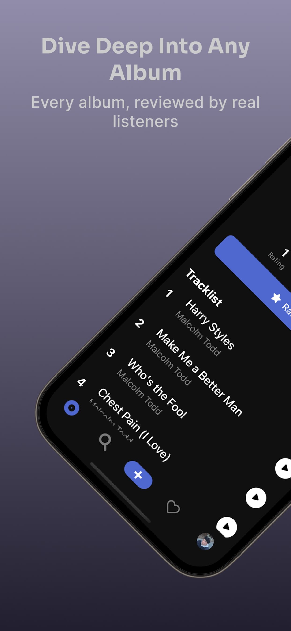 Playbackd Music Rating App image 2