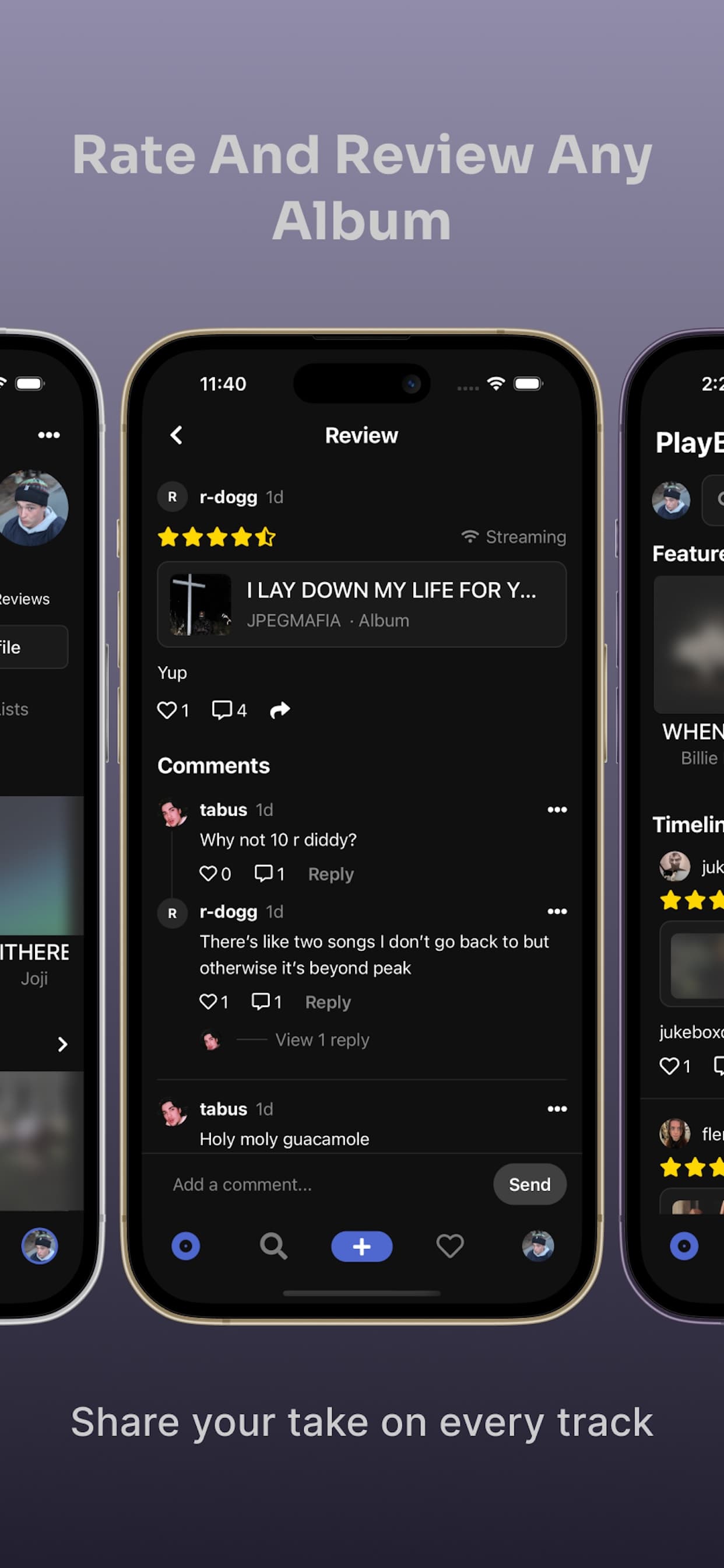 Playbackd Music Rating App image 7