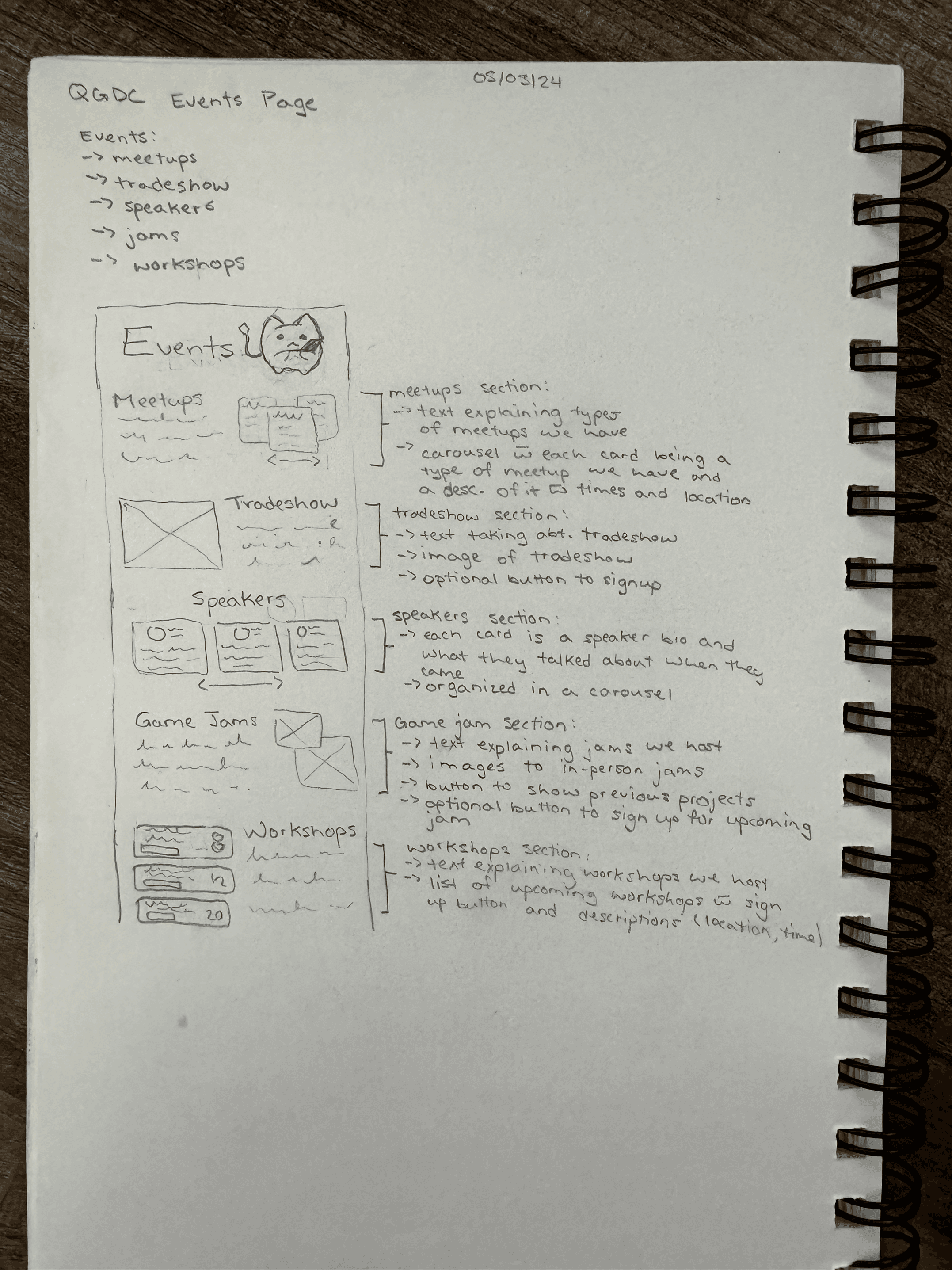 Queen's Game Dev Club Website Redesign image 4