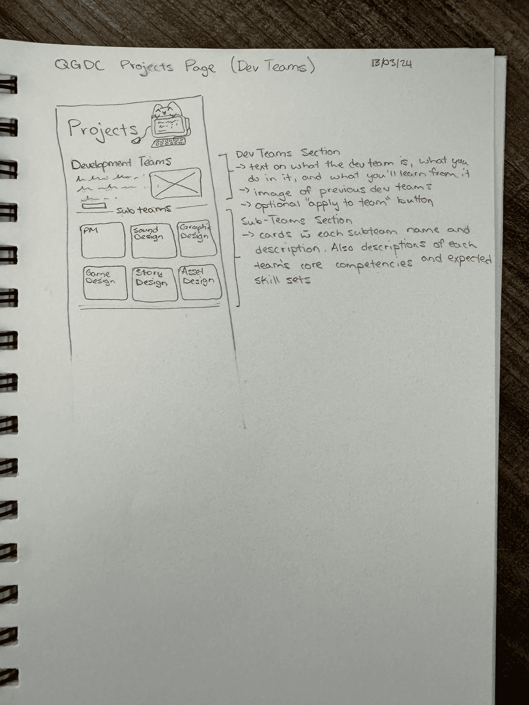 Queen's Game Dev Club Website Redesign image 6