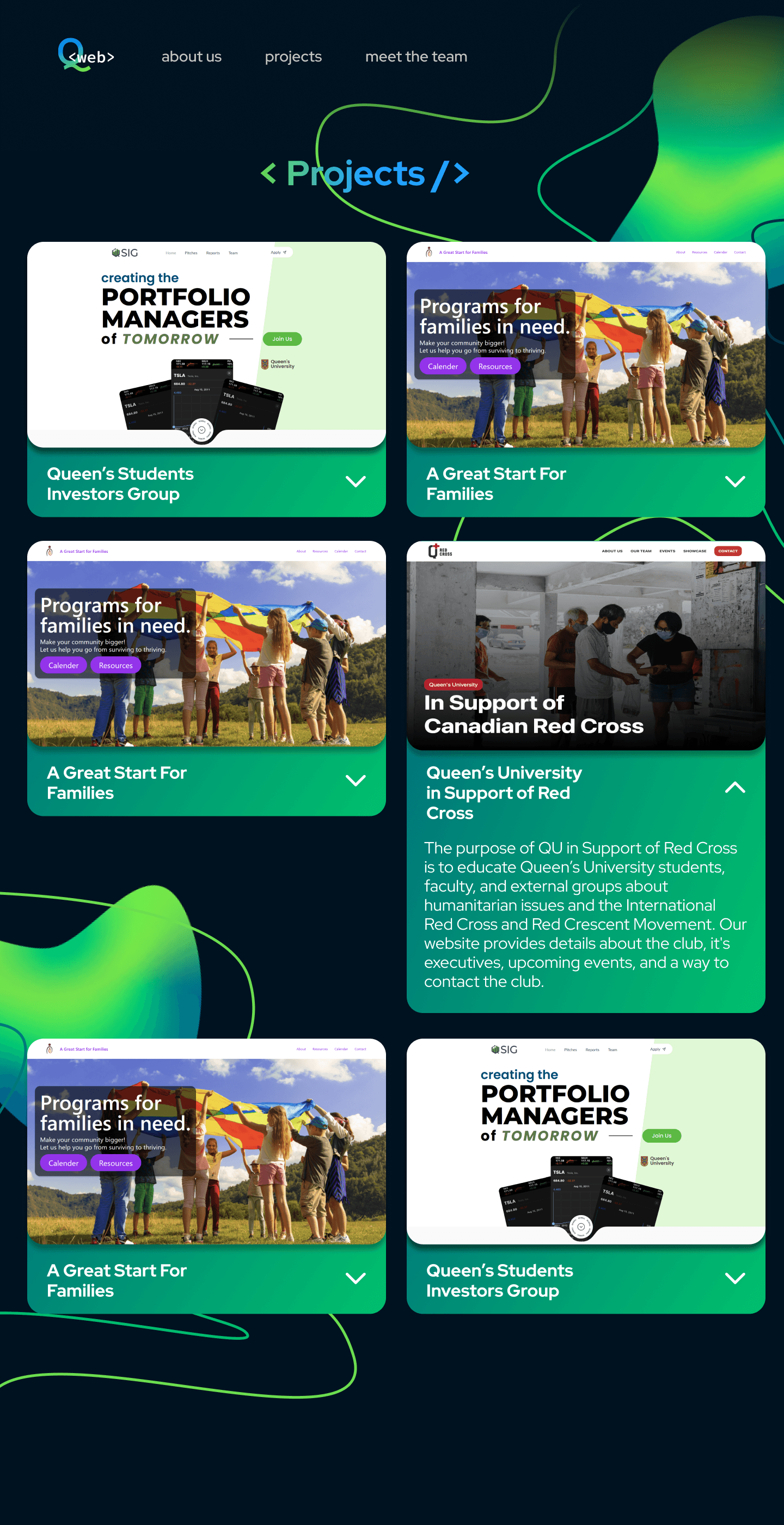 QWEB Website Redesign image 2